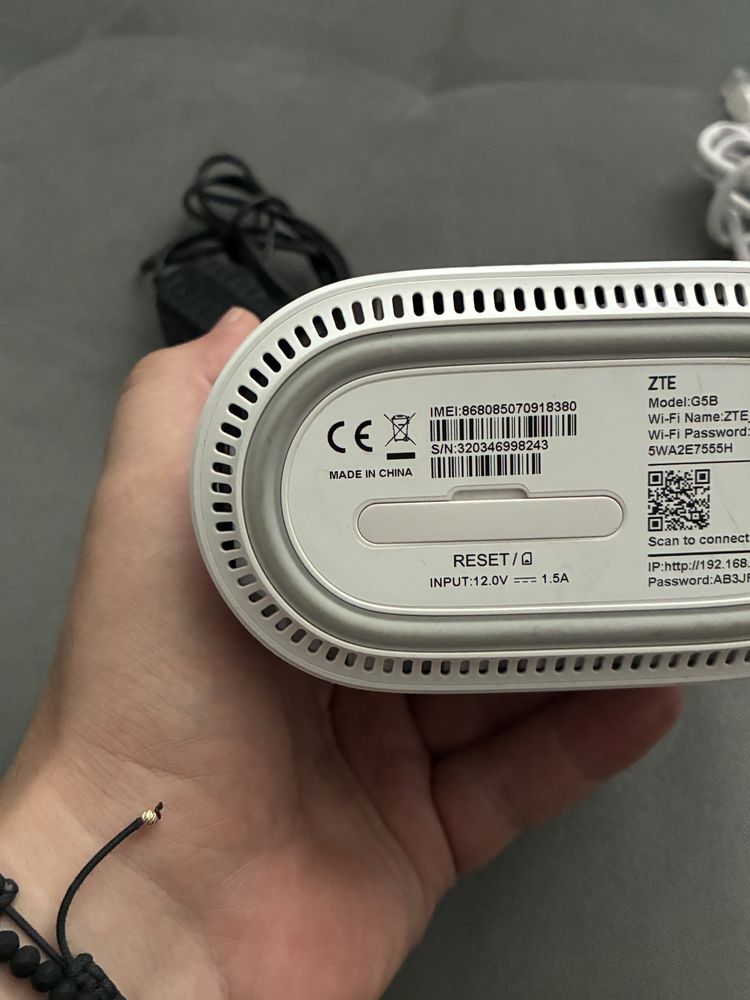 ZTE 5g Yetell Рутер, wi-fi 6, sim