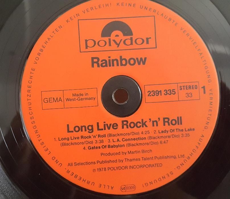 Rainbow Long live rock n roll 1978