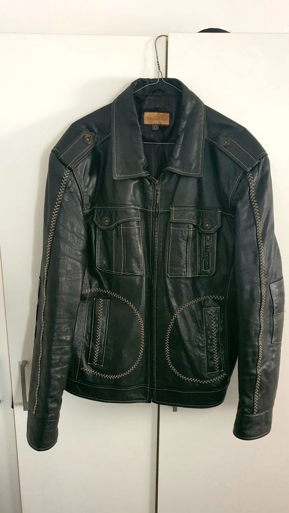 Geaca piele PIETRA PELLE XL negru