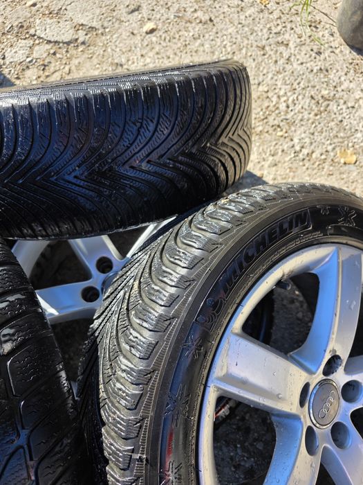 Jante cu anvelope 225 50 17 audi iarna