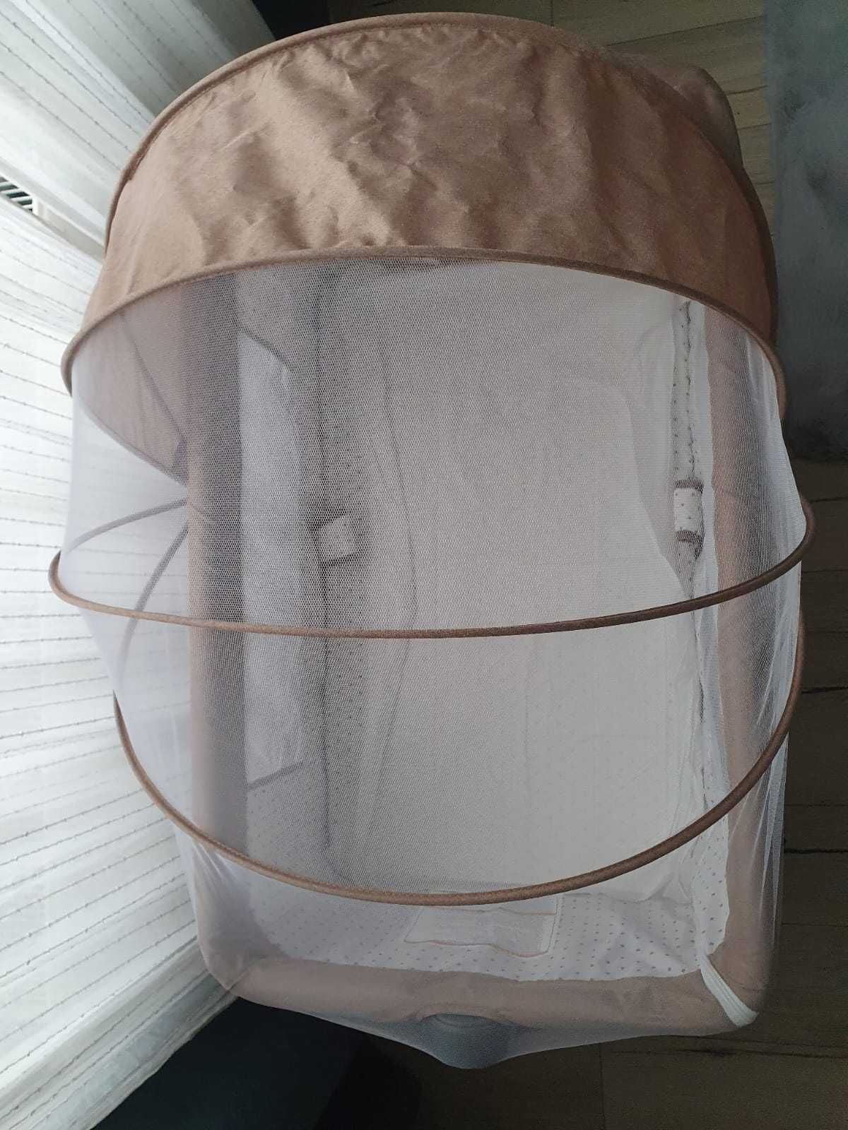 Patut copii co-sleeper pliabil marron