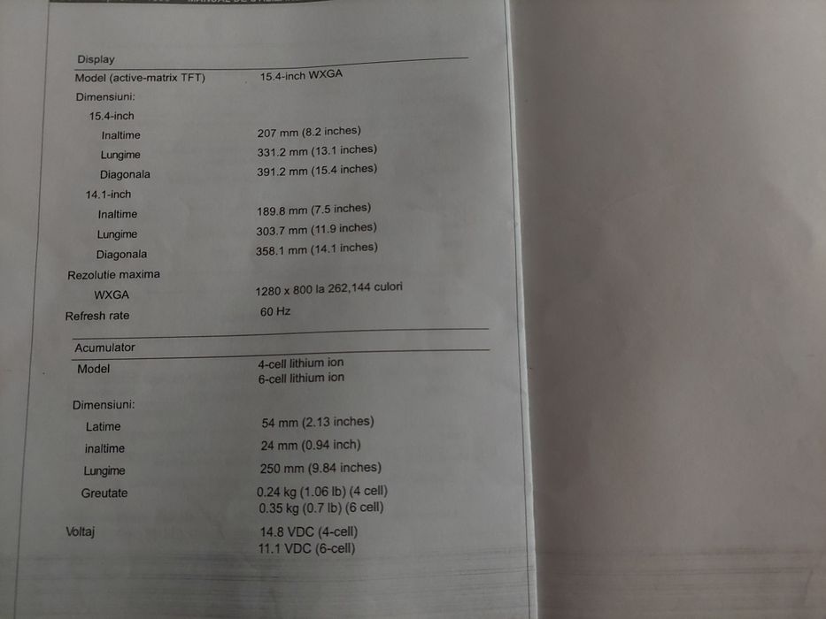 Laptop DELL Inspiron 1300