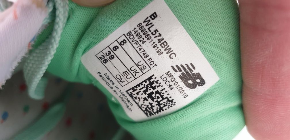 New Balance 574 Sneakers UK 6 US 8 / 39 /25см ОРИГИНАЛ! Дамски Кецове!