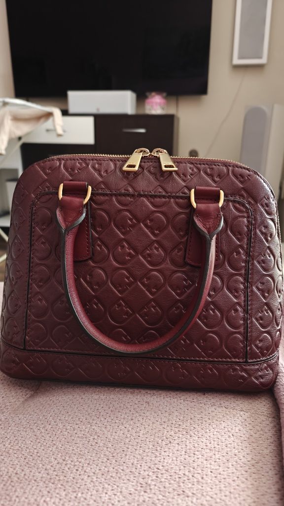 Чанта Furla вишнева бордо