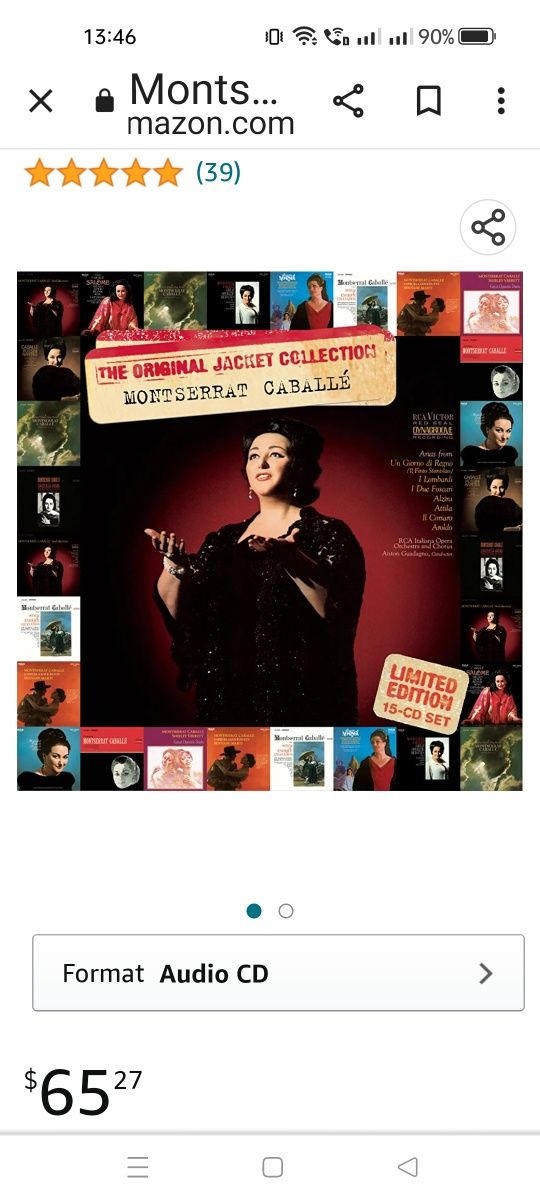 Set 15 cd Monserrat caballe original