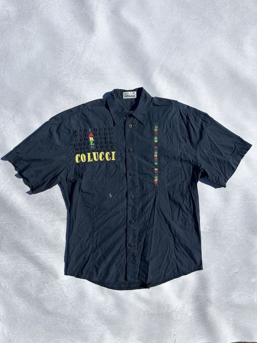 FOARTE RAR Carlo Colucci vintage anii 90 camasa unica marimea XL / L