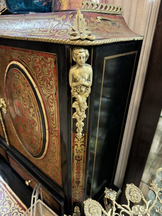 Secretair/ Boulle/ birou restaurat