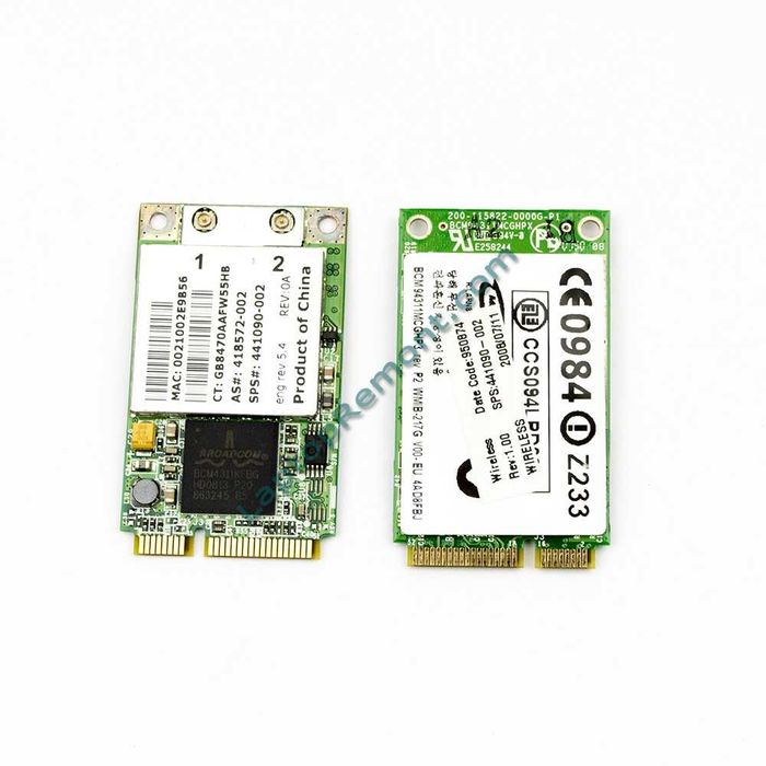 Broadcom BCM94311MCGHP3 Wireless mini PCI 802.11B/G -