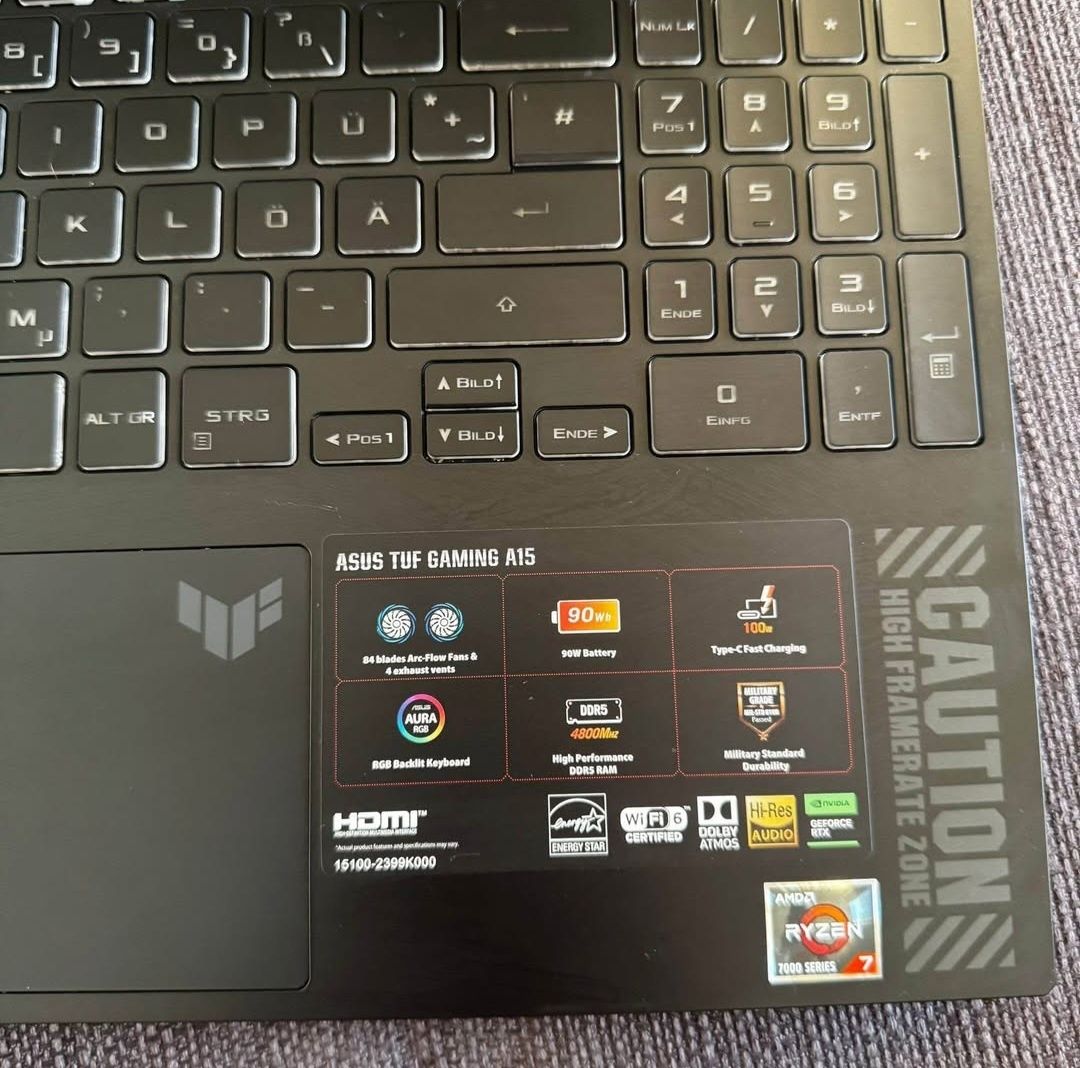 Asus tuf gaming 15