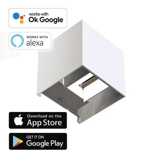 Aplica perete Wifi smart HAMA 176564 LED 6W 350lumeni variabil sigilat