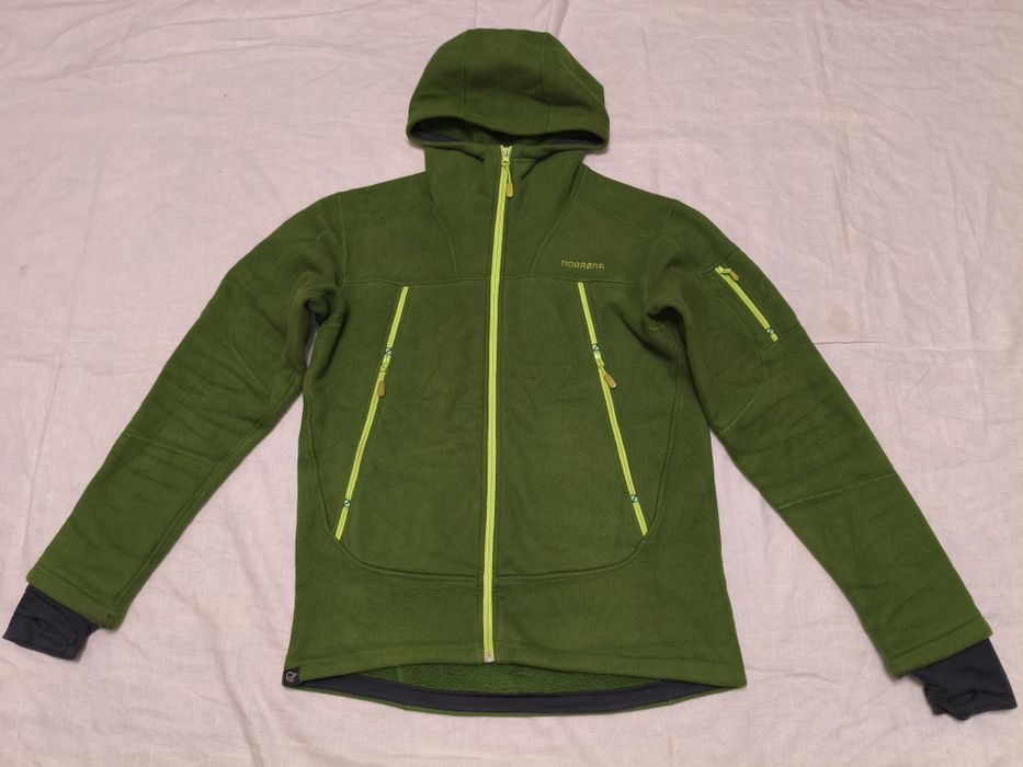 Polar Norrona Narvik Polartec mărime L bărbat gluga fermoar calduros