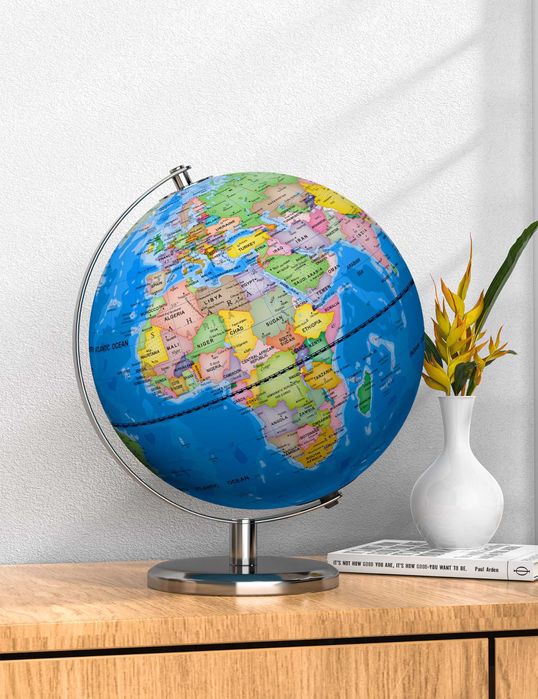 Больщой ГЛОБУС Оригиналный на Английском языке. Карта мира GLOBUS