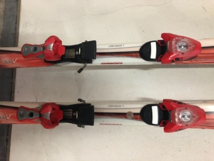 Ски Volkl/Orion, ски обувки Nordica/Head, щеки Rossignol/Kastle