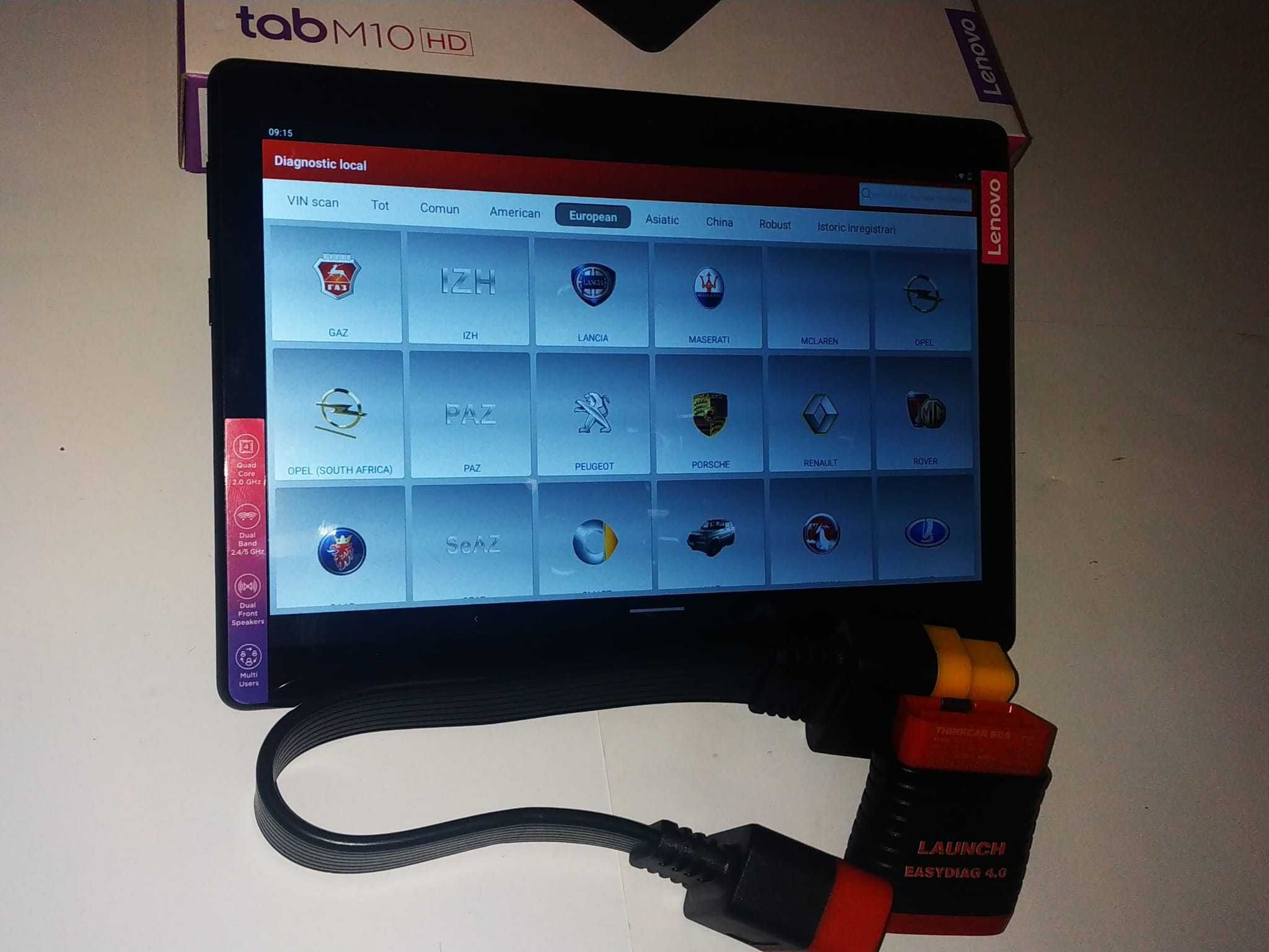 Obfcm Kit Tester Auto Launch V+ Scan Easydiag 4.0 + Tableta Android 10