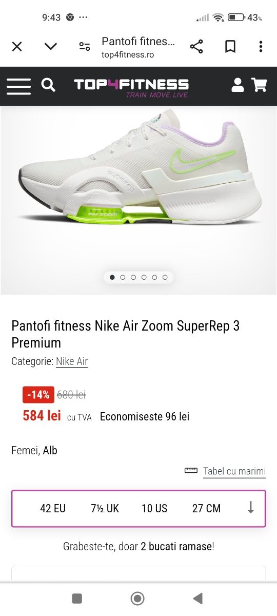 Nike Air Zoom SuperRep 3 nr 39