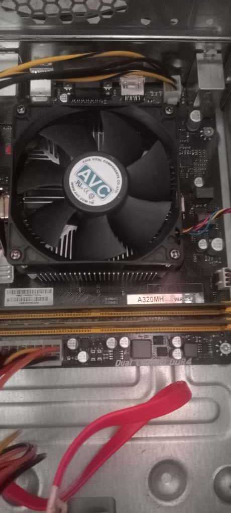 Процессор AMD Ryzen 5 2600X, AM4 6ядер 12потоков c мат.платой A320MH