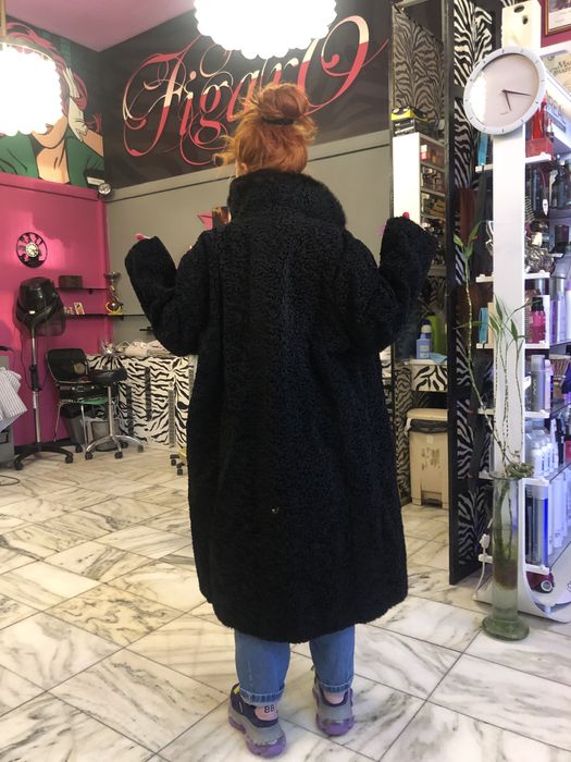 Дамско палто 100% естествен астраган