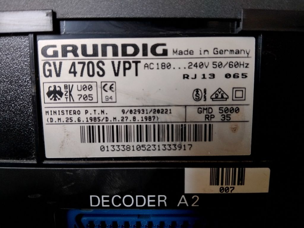 Grundig GV 470S VPT
