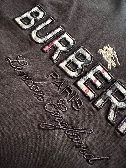 Дамска Черна тениска Burberry
