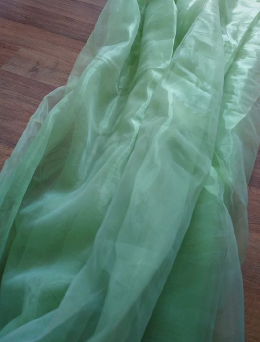 Perdea organza vernil
