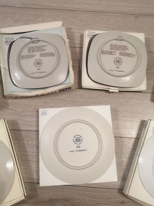 Vand farfurie Decorativa Arabia Finland Joululautanen 1978-1983