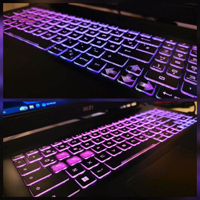 Laptop gaming MSI i7 12th 16 core 4.7GHz 16GB DDR5 RTX 4070 144 Hz