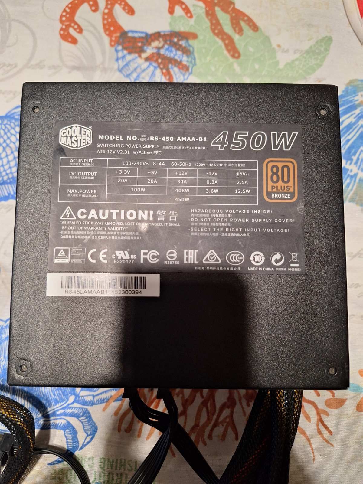 Захранване Cooler Master G450M Bronze (450W)