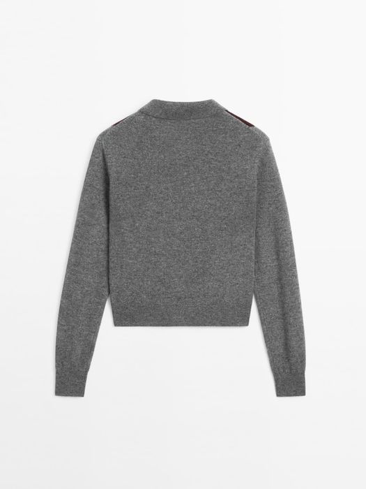 Cardigan Massimo Dutti cu romburi