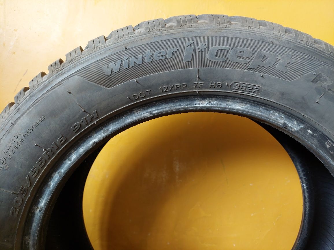 Зимни гуми Hankook 205/55/16 дот 3622