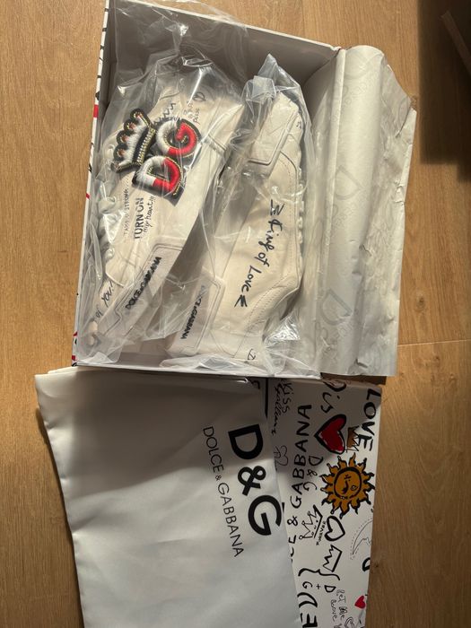 Обувки чиста кожа D&G