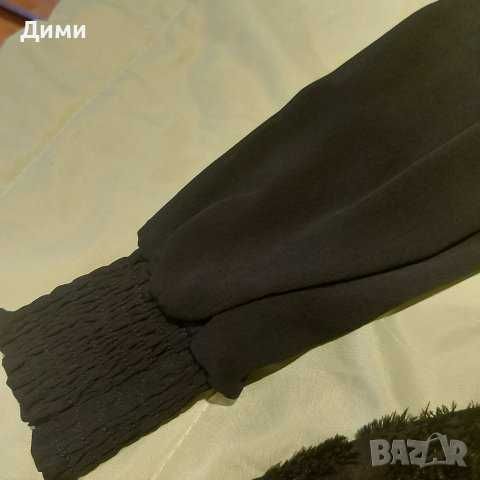 Черна ефектна рокля