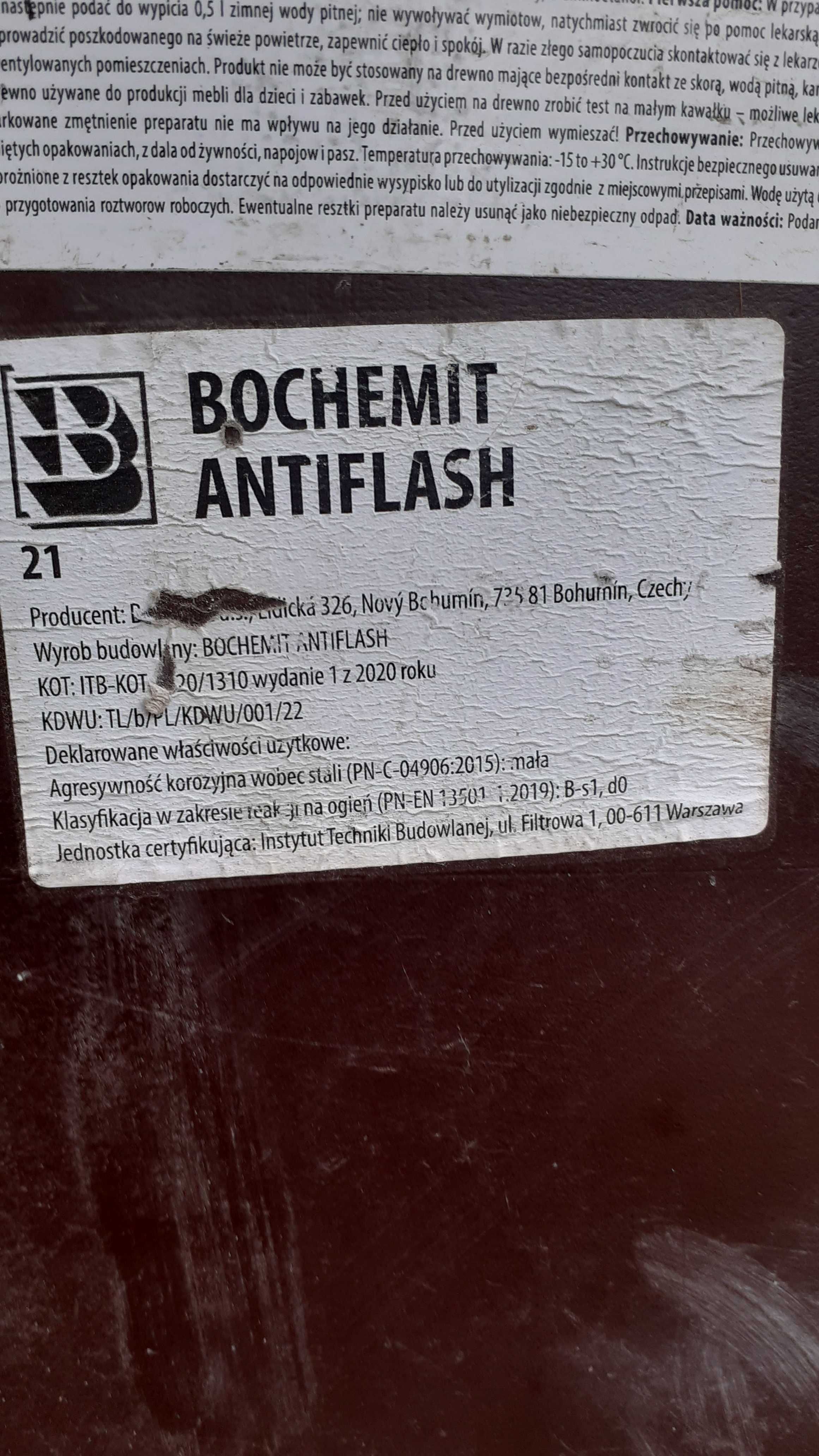 Solutie ignifugare Bochemit Antiflash 25L (30Kg)