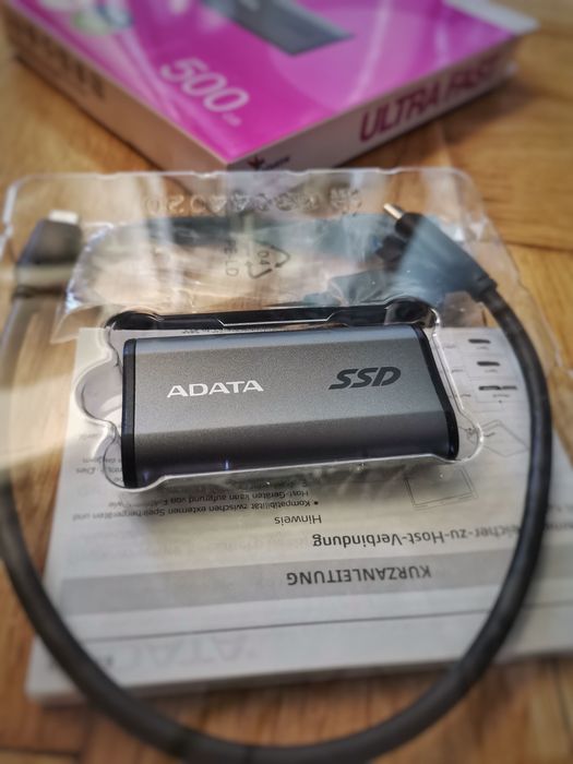 SSD extern ADATA SE880 500GB USB 3.2 Gen2x2 Type-C –nou, garantie eMAG