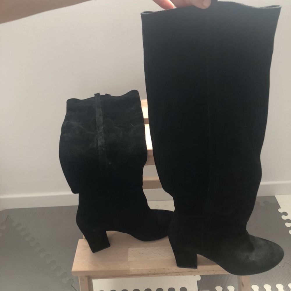 Pantofi ZARA piele intoarsa, marime 40