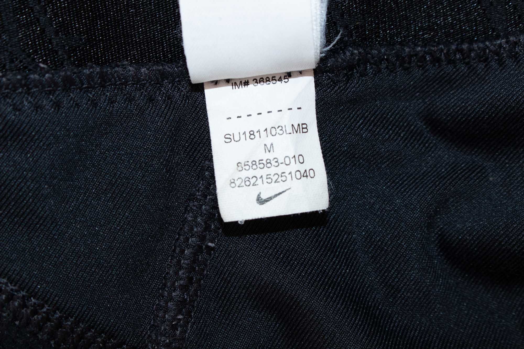 Nike оригинален дамски топ черен спортен сутиен за фитнес и спорт М