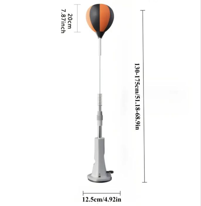 Adjustable height boxing speed ball.