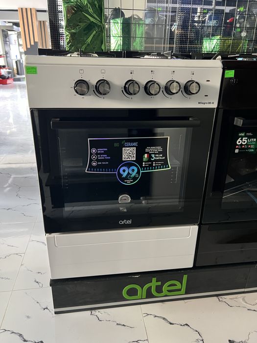 Газовая плита ART GP Milagro 00-K V1 с ГК Белый