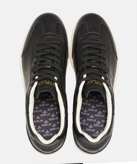 Replay обувки мъжки черни и бели