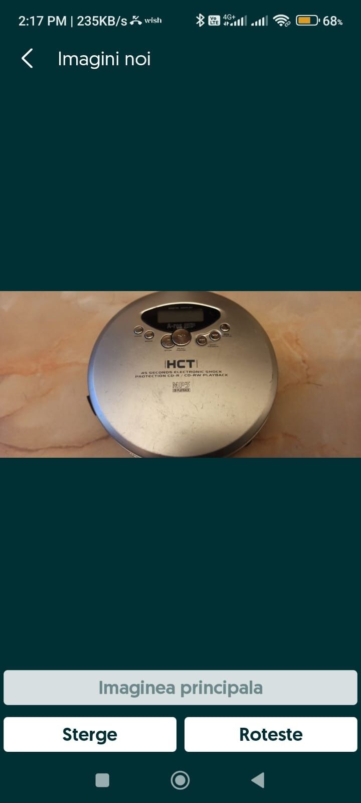 Walkman CD playere