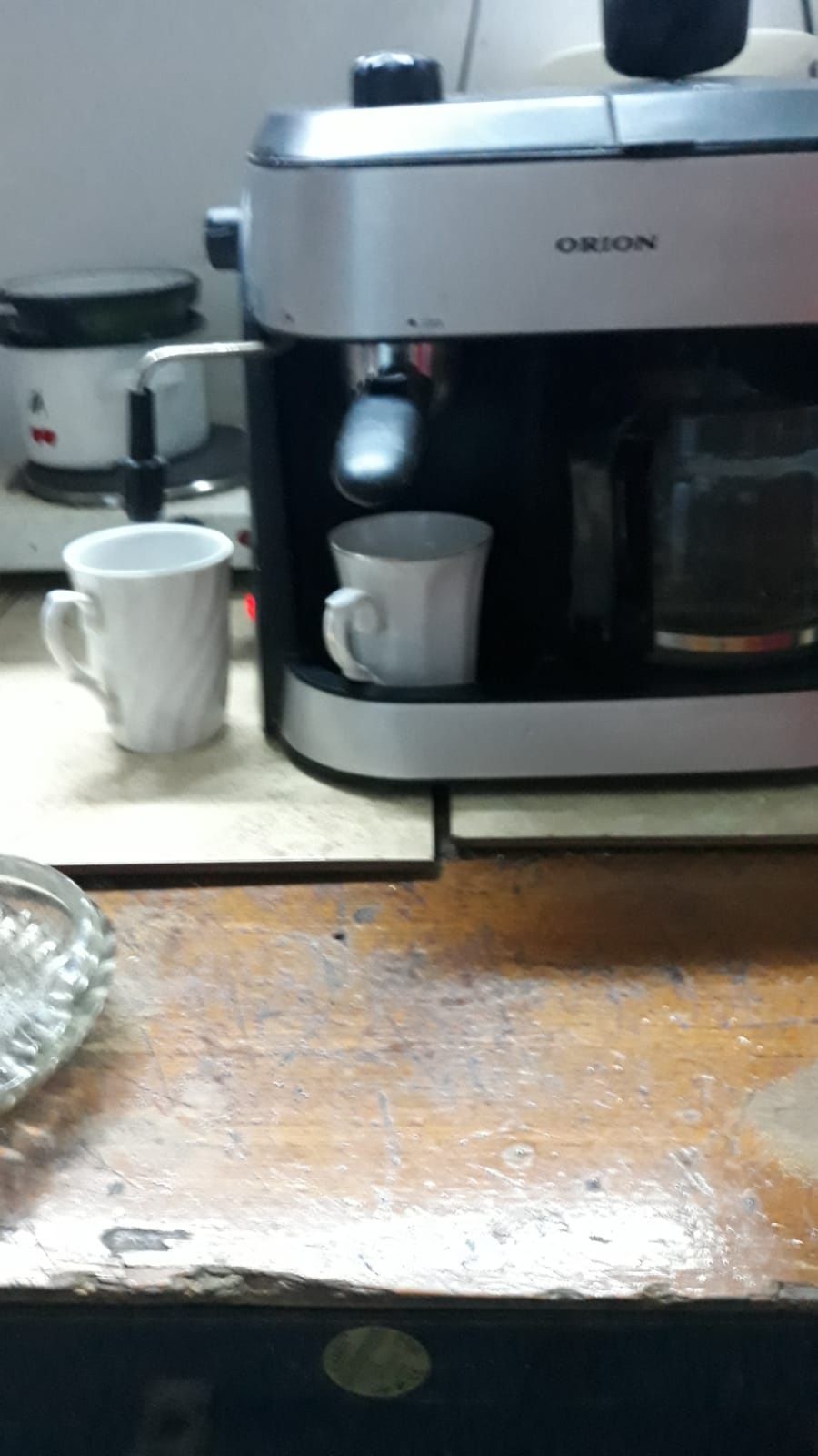 Espressor si cafetiera Orion OCCM-4616, 1800W, 1,25l, Cafea macinata,