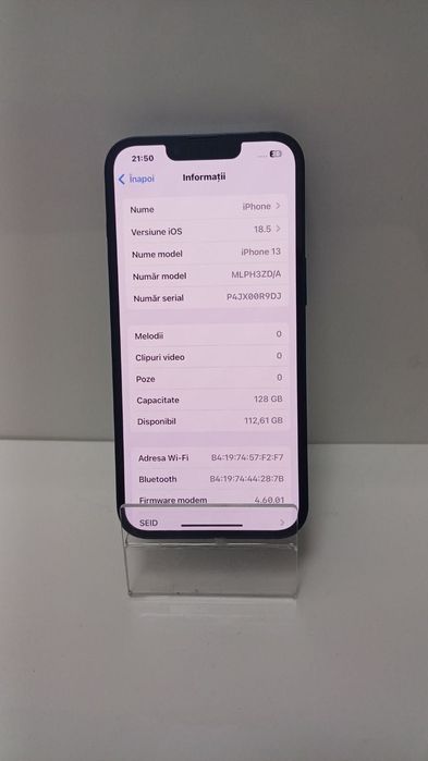 Telefon iPhone 13, Cod 109607