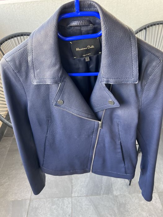 Geaca de piele Massimo Dutti