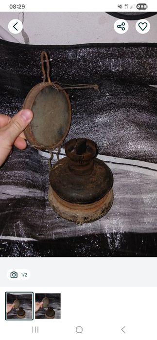 Lampa  veche de   colecție