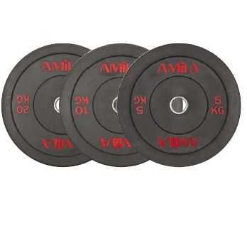 Бъмпер Дискове AMILA BUMPER PLATES - 5 кг - 20 кг, Фитнес Тежести