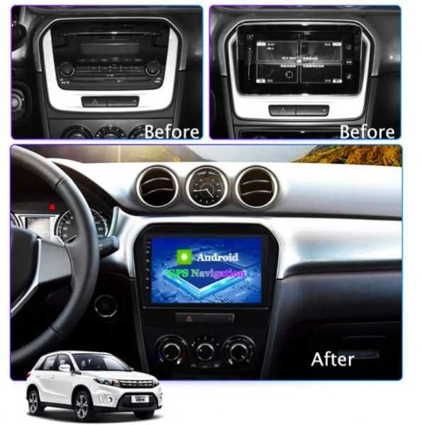 9-инчова мултимедия за SUZUKI Vitara (2015–2021) + Подарък камера