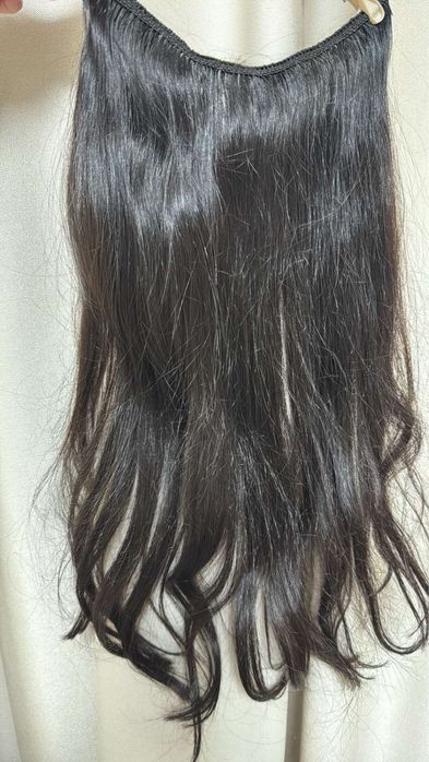 Продава се: 100% естествена коса цвят кестеняв