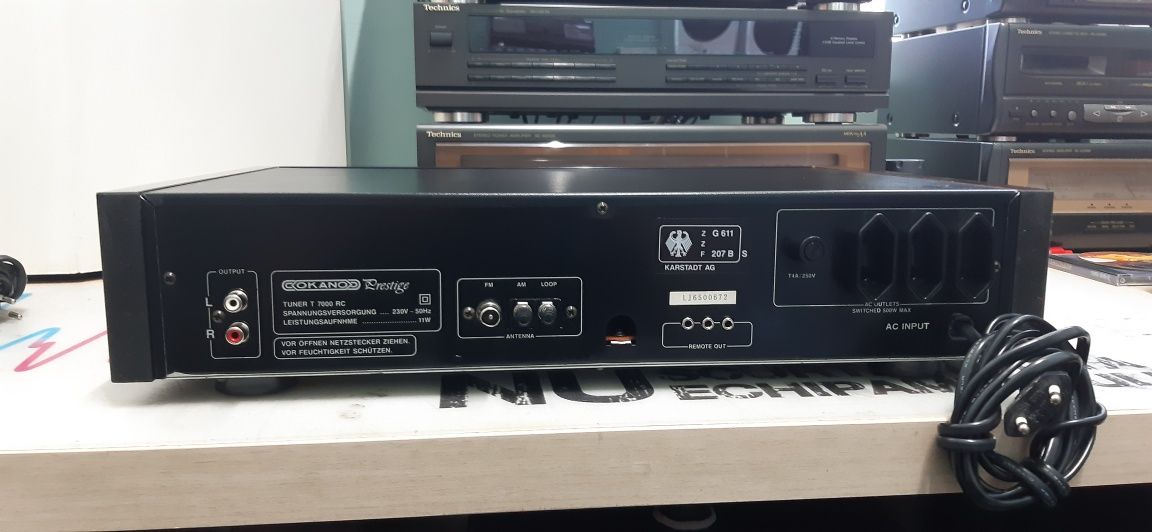 Vând tuner Okano Prestige t7000rc