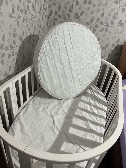 Кроватка трансформер с матрасами