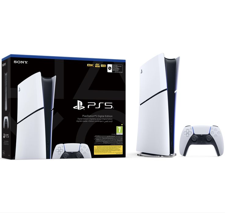 НОВО!!! Конзола PlayStation 5 Digital Edition (PS5) Slim, 1TB SSD