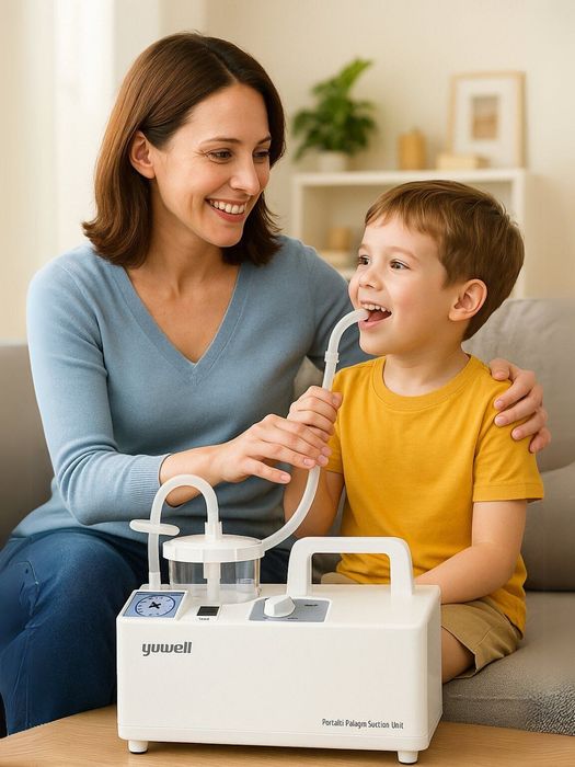Yuwell 7E-D портативное устройство для отсасывания мокроты "аспиратор"